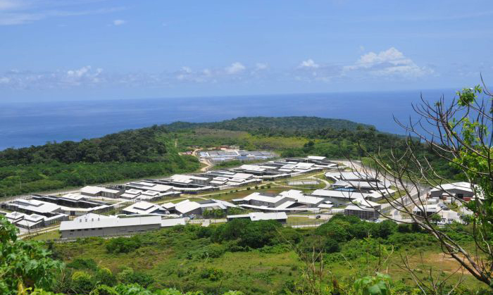 The Christmas Island detention centre in 2011.