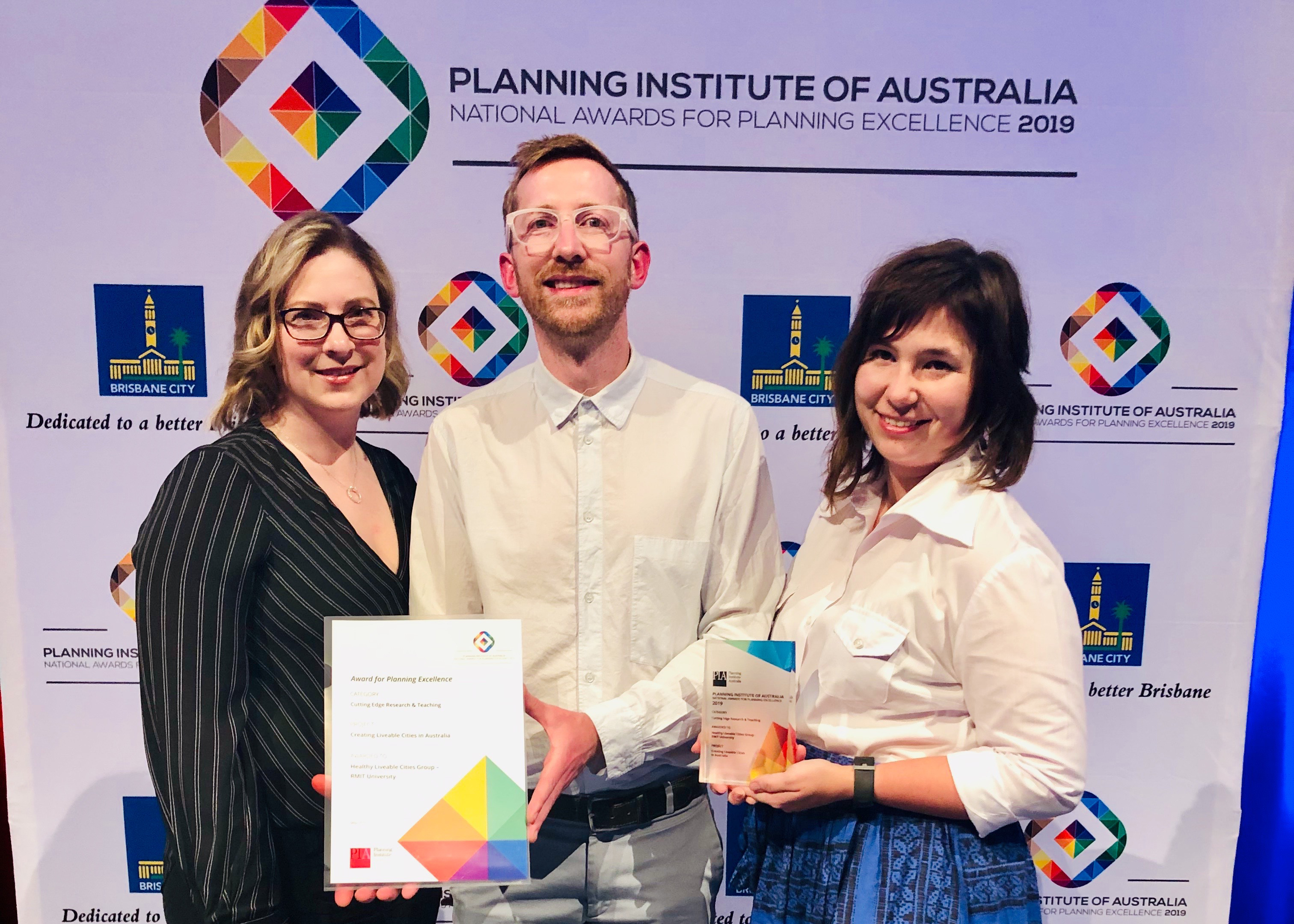 Congratulations to Dr Lucy Gunn, Carl Higgs and Julianna Rozek, part of the research team behind the first ever baseline measure of liveability in our state and territory capitals.