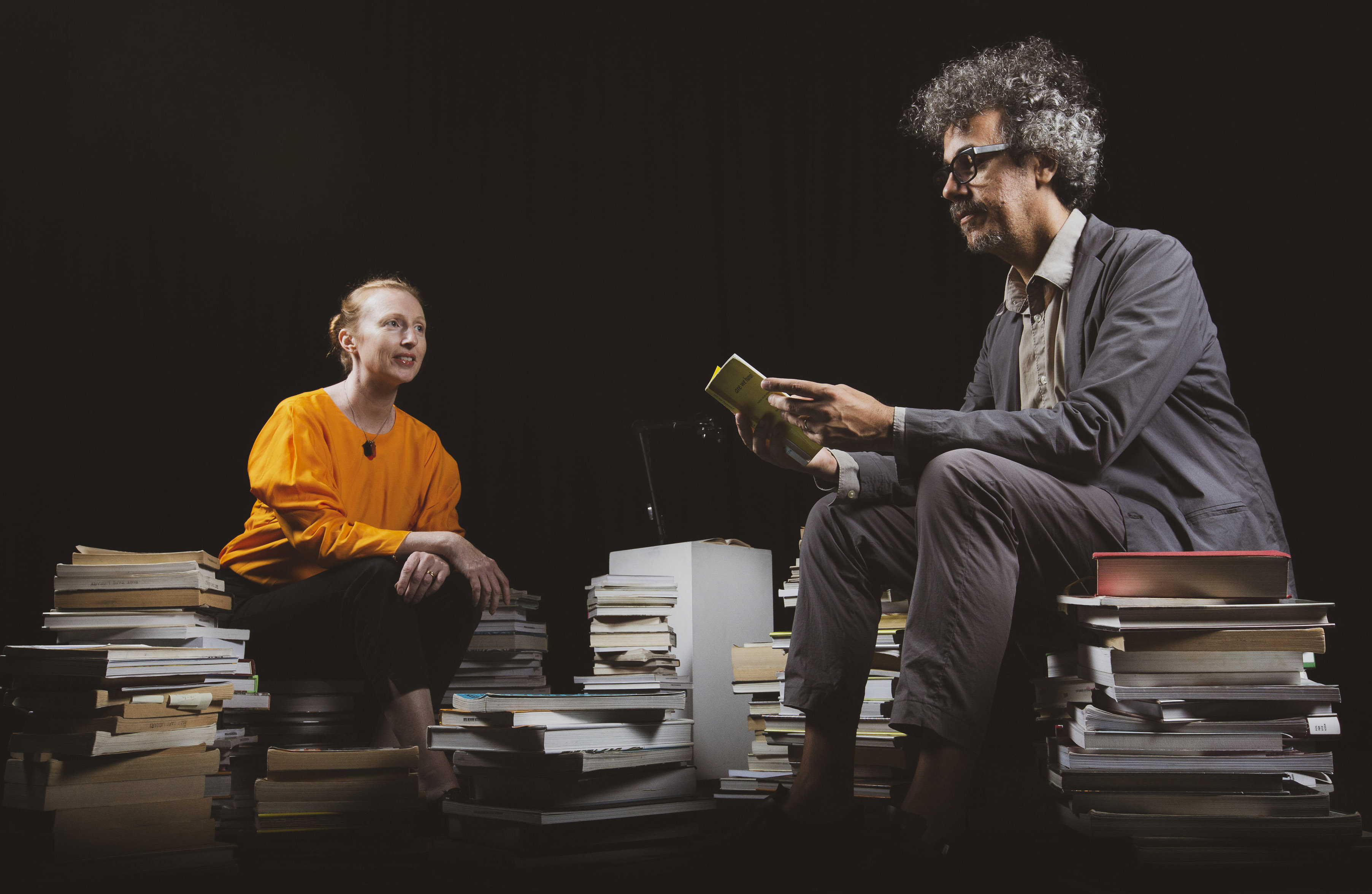 Karen ann Donnachie and Andy Simionato are interested in the future of the book as content creation and consumption radically changes. Image: Peter Clarke