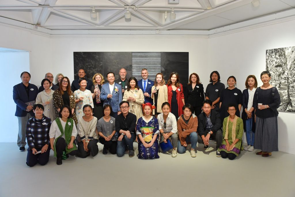 RMIT staff members join alumni in Hong Kong at Social Transformations – an exhibition celebrating 20 years of partnership between RMIT and the Hong Kong Arts Centre 
