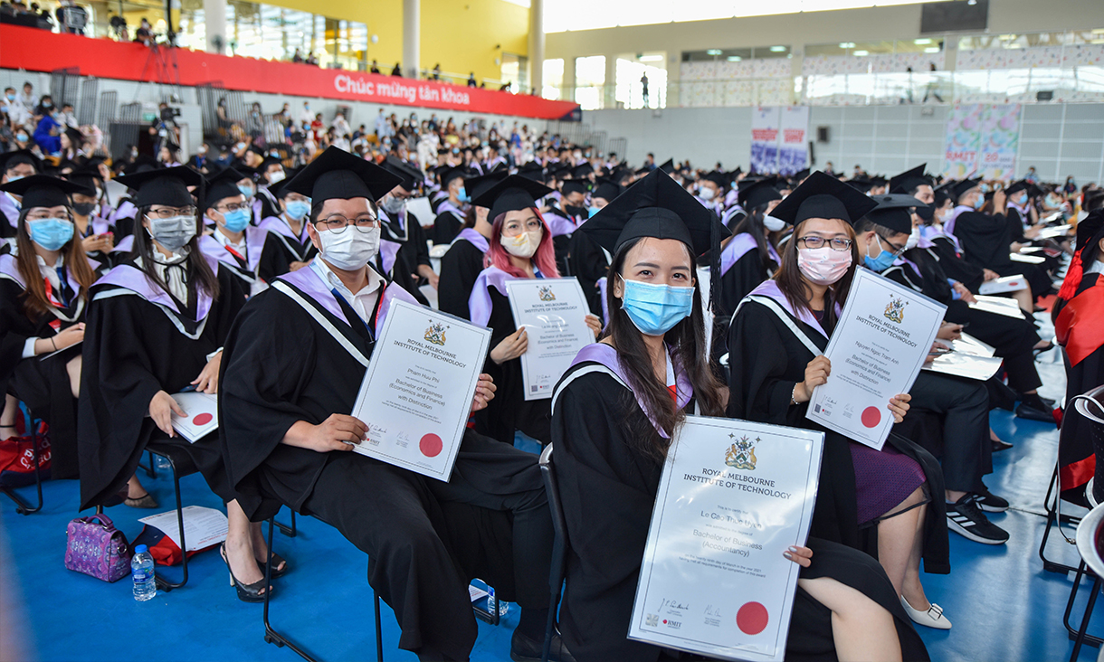 RMIT Class Of 2021 Graduates At Saigon South Campus RMIT University