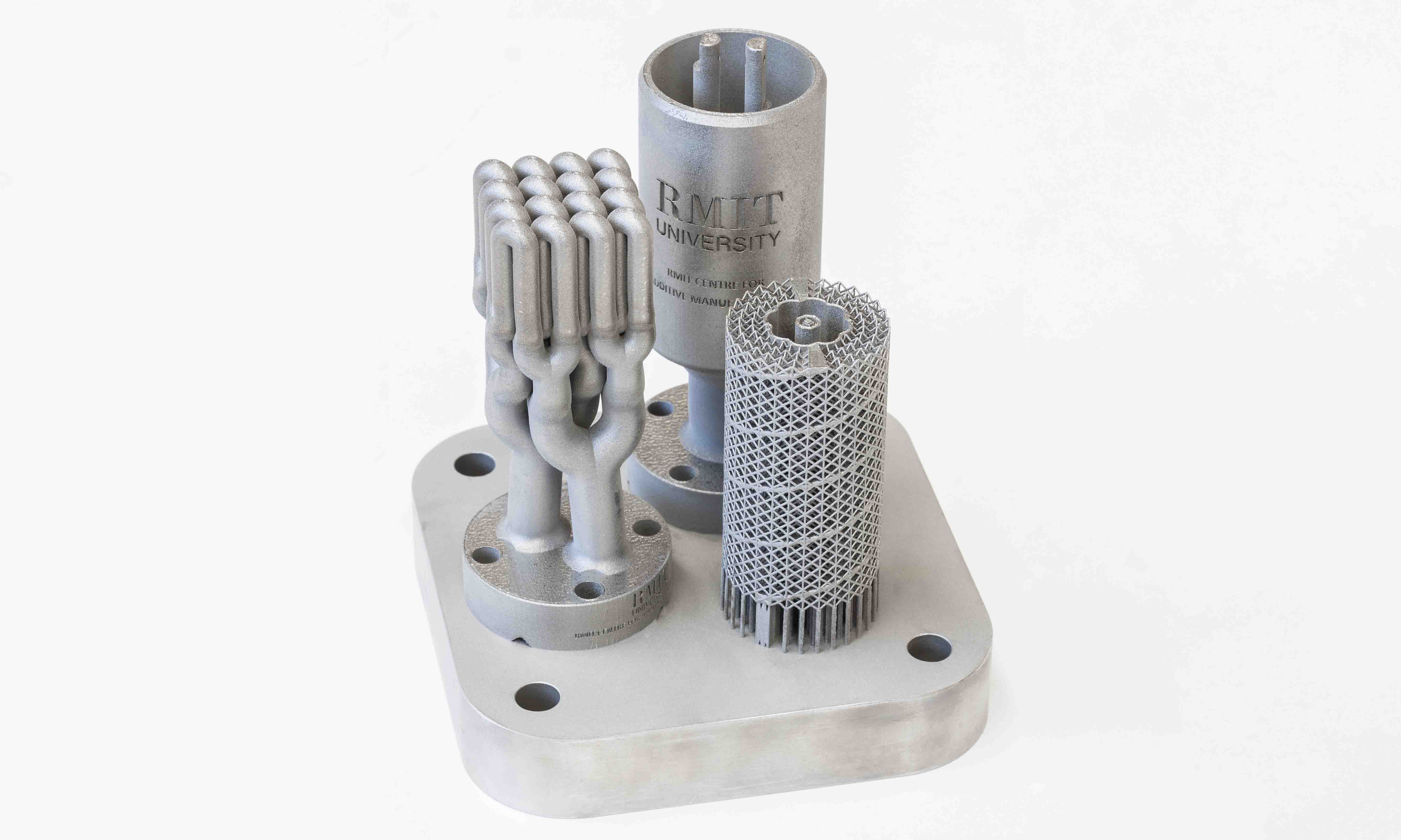 A range of experimental designs for the 3D printed catalysts. 