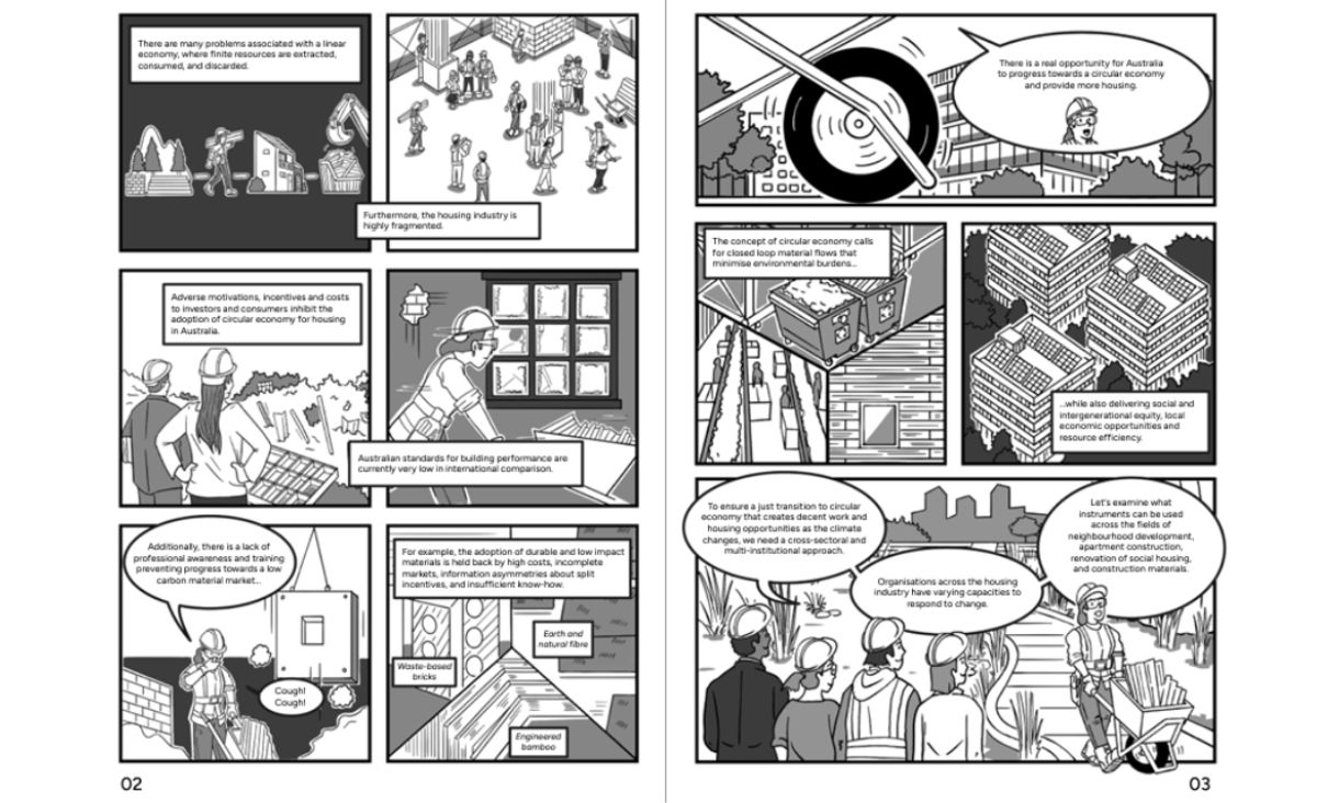 Extract from graphic novel