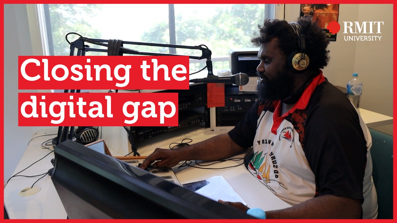 Satellite dishes on a roof in Kalumburu.