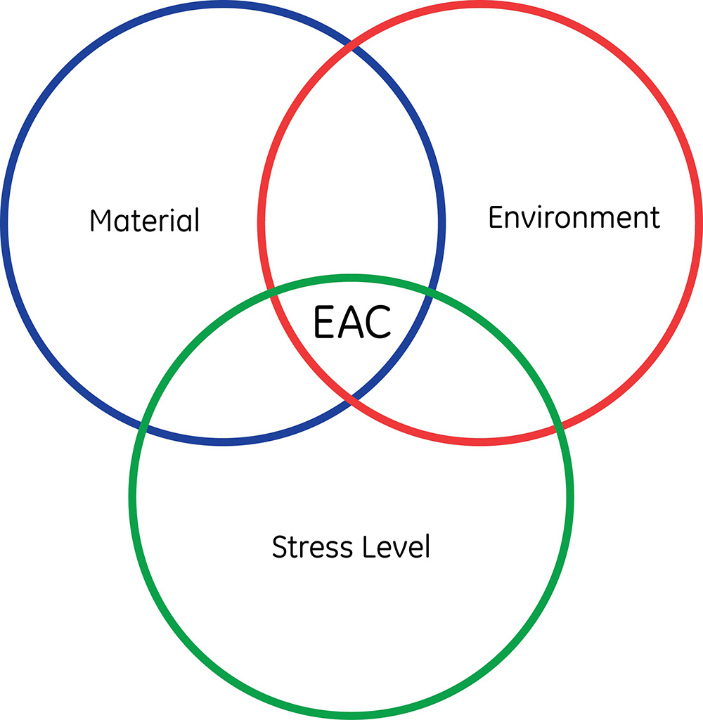 Figure 1: Factors with influence on environmentally assisted corrosion 