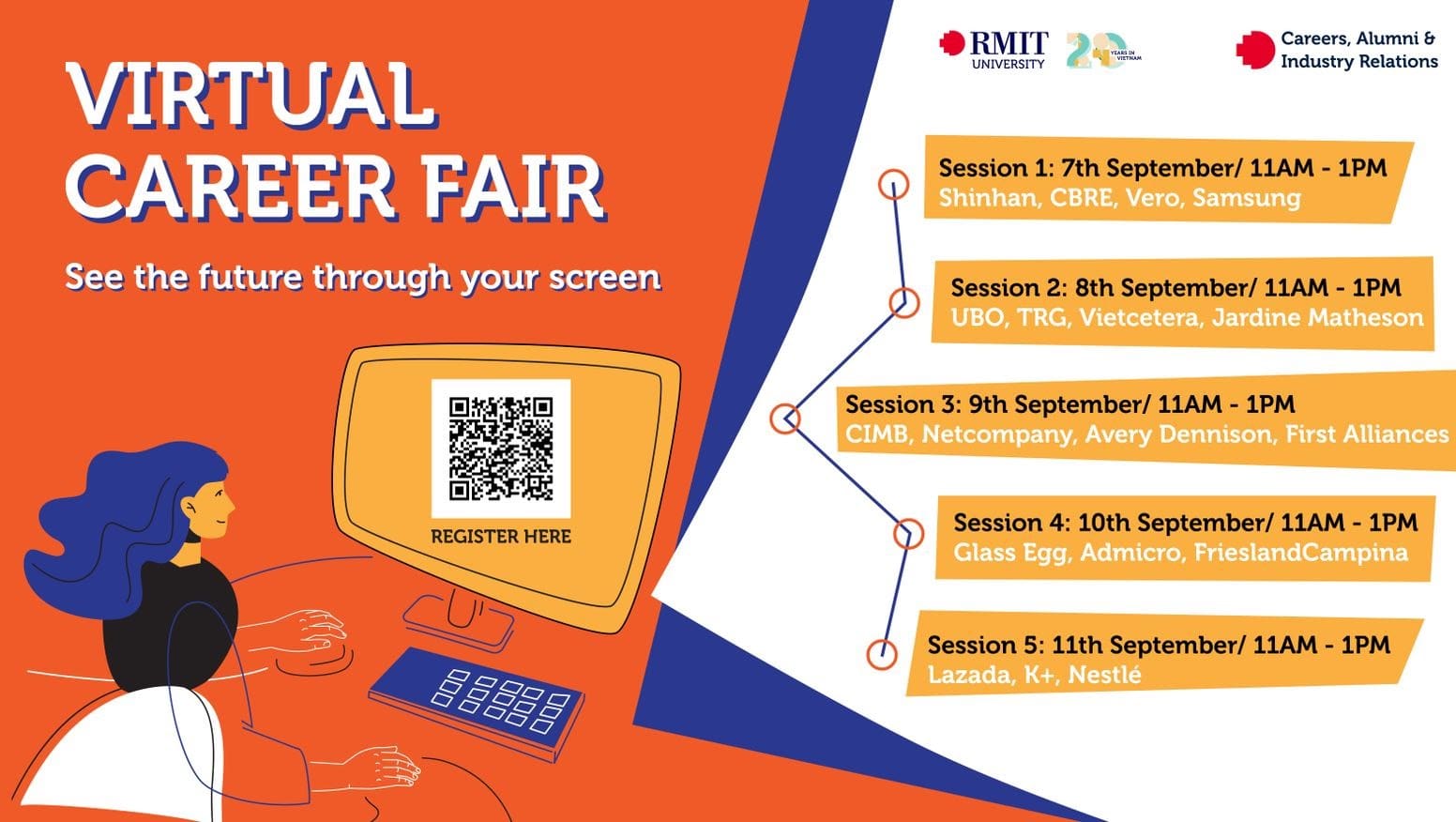 RMIT Virtual Career Fair 2020 See the future through your screen